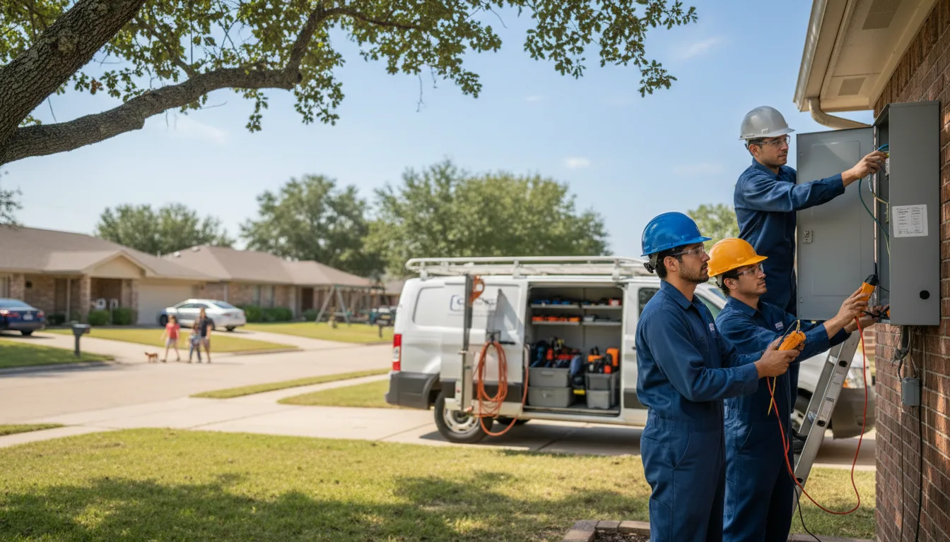 Certified electrician providing emergency electrical services in Bidwell, OH